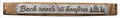 Back Roads & Bonfires - Rustic Metal Sign